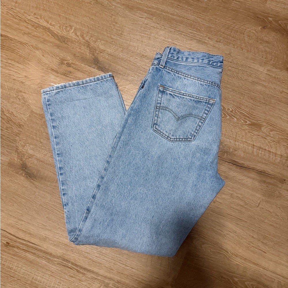 Levi's Light Blue Straight Leg Jeans